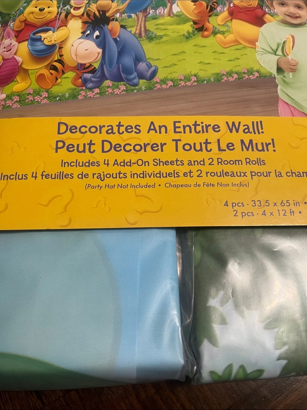 Disney Winnie the Pooh Party Decorating Kit - Birthday decor 12 ft x 8 kids